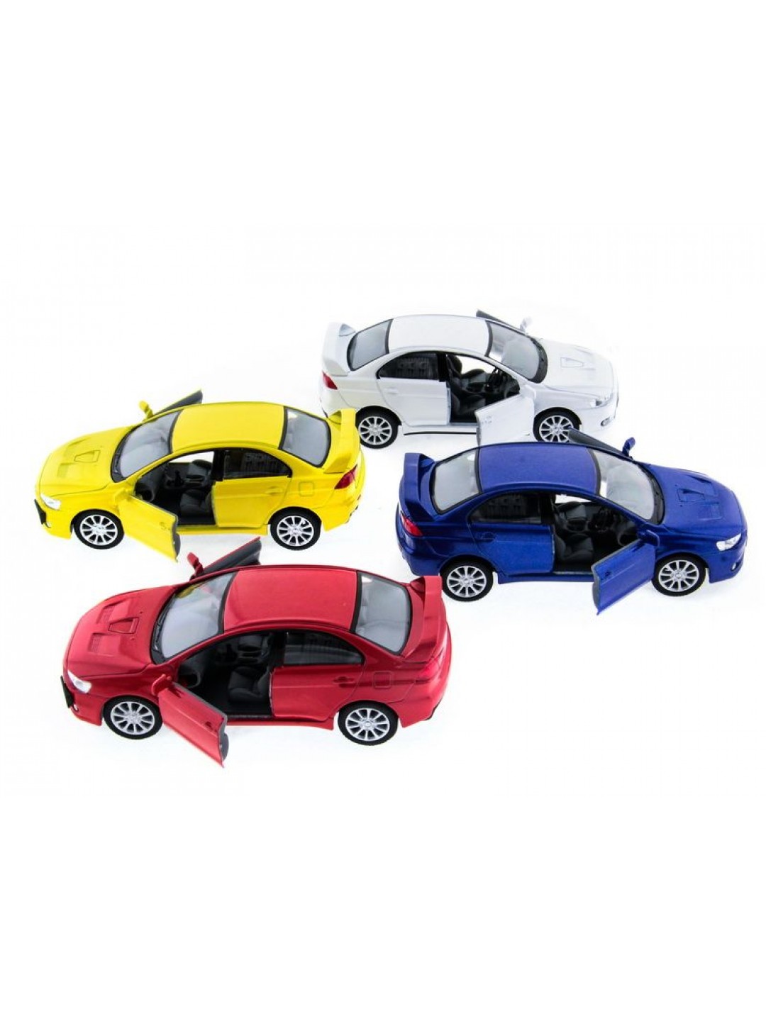 Машина Kinsmart 1:36 Mitsubihi Lancer EV. инерция (1/12шт.) б/к