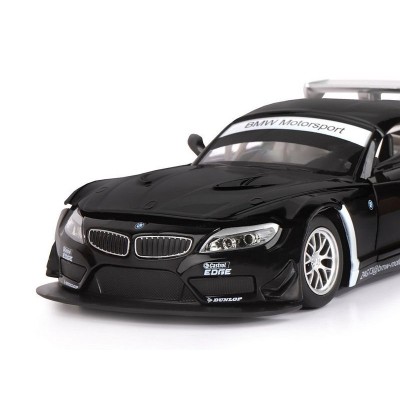 Машина "АВТОПАНОРАМА" BMW Z4 GT3, черный, 1/24, свет, звук, в/к 24,5*12,5*10,5 см