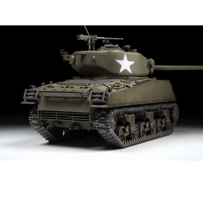 Сборная модель ZVEZDA Американский средний танк М4А3W "Шерман", 1/35