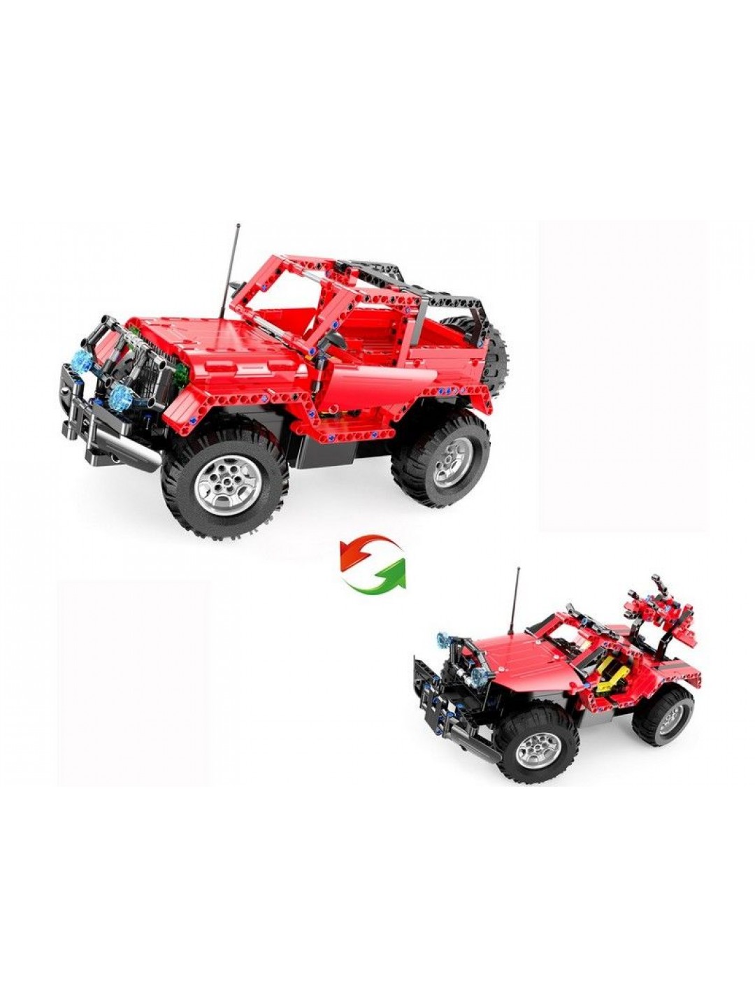 Р/У конструктор CaDA Technic машина Jeep Wrangler (531 деталь)