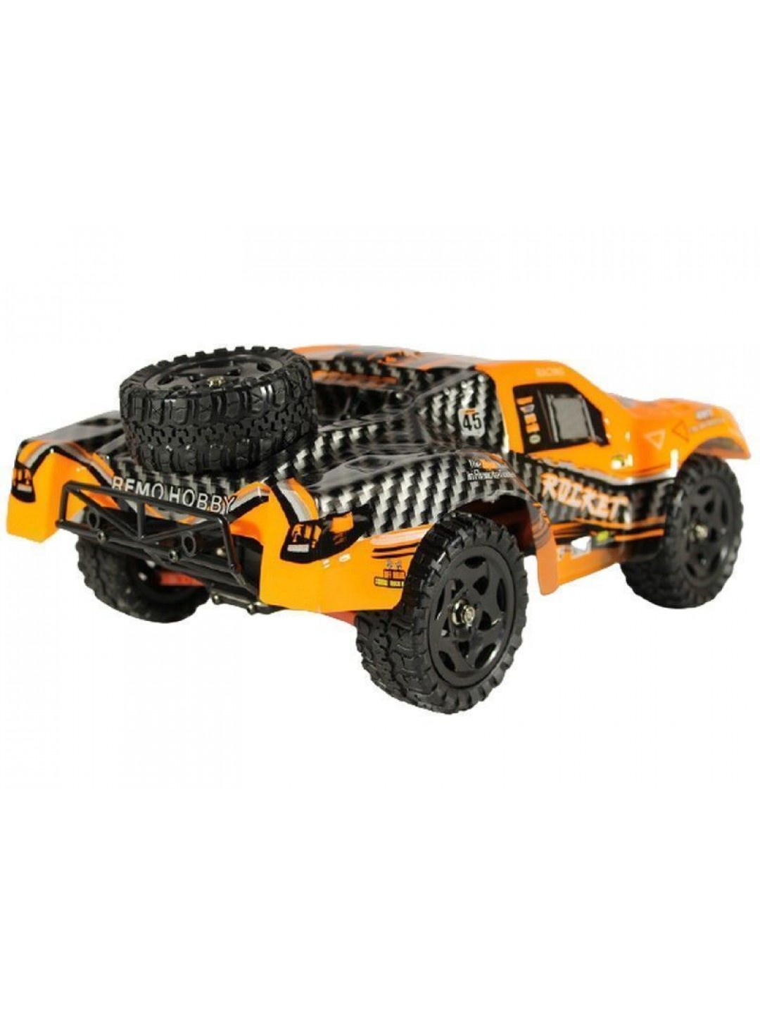 Радиоуправляемый шорт-корс Remo Hobby Rocket Brushless UPGRADE V2.0 (оранжевый) 4WD 2.4G 1/16 RTR