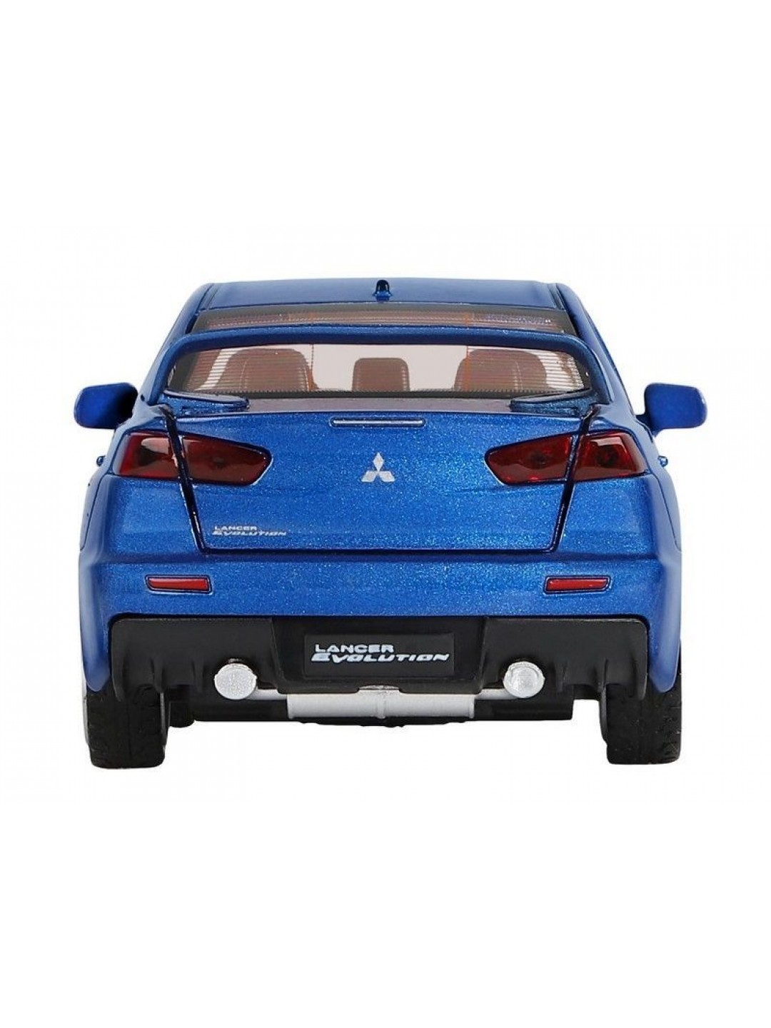Машина "АВТОПАНОРАМА" Mitsubishi Lancer Evolution, синий, 1/32, свет, звук, в/к 17,5*12,5*6,5 см