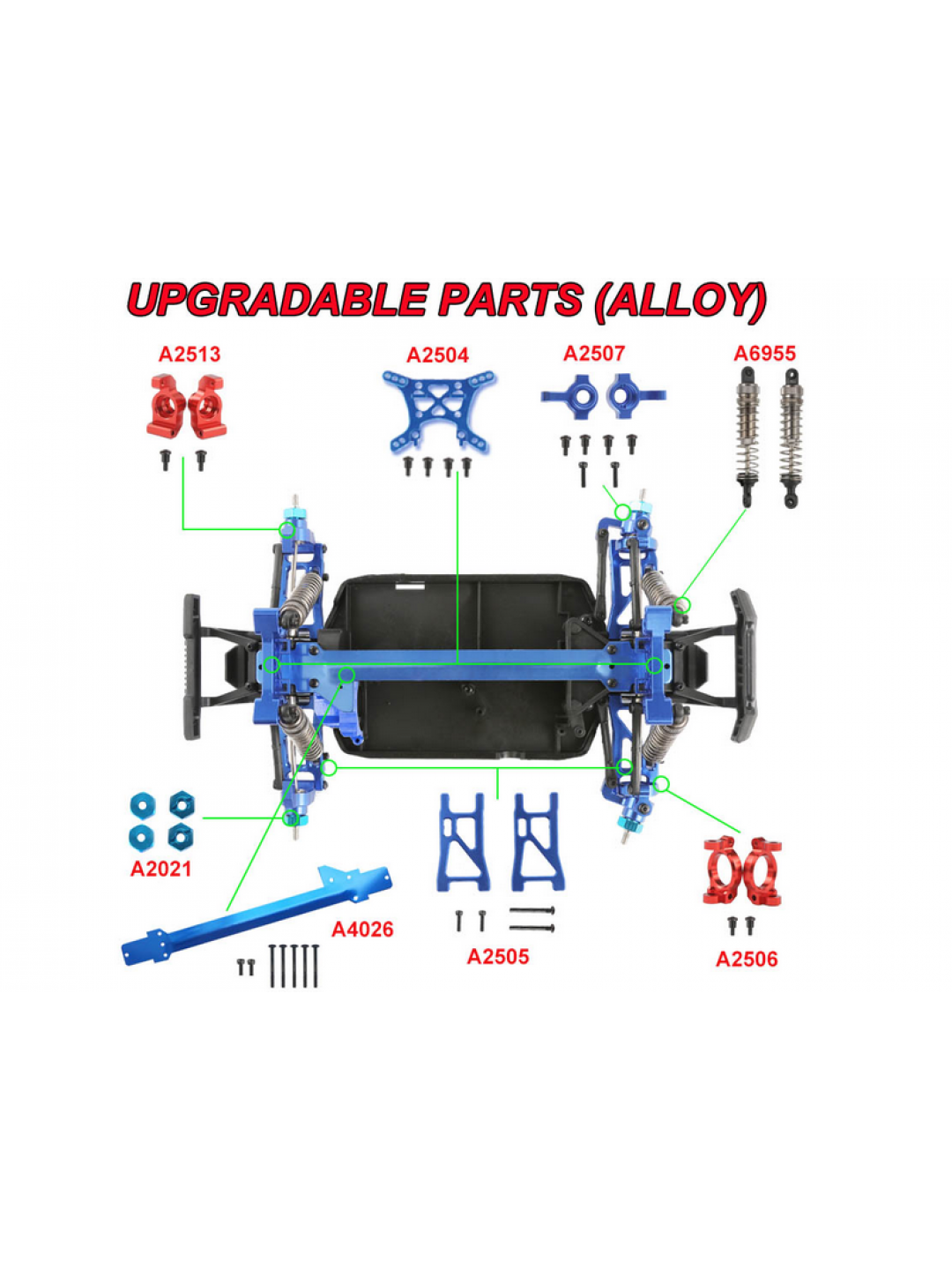 Радиоуправляемый монстр Remo Hobby SMAX (красный) 4WD 2.4G 1/16 RTR