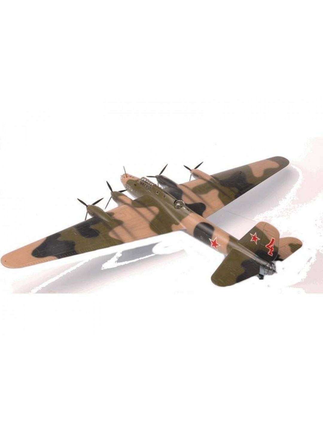 Сборная модель ZVEZDA Советский дальний бомбардировщик ПЕ-8, 1/72