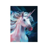 Алмазная мозаика 15х20 СКАЗОЧНЫЙ ЕДИНОРОГ (19 цветов)