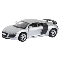 Машина "АВТОПАНОРАМА" Audi R8 GT, серебро, 1/43, инерция, в/к 17,5*12,5*6,5 см Машина "АВТОПАНОРАМА" Audi R8 GT, серебро, 1/43, инерция, в/к 17,5*12,5*6,5 см