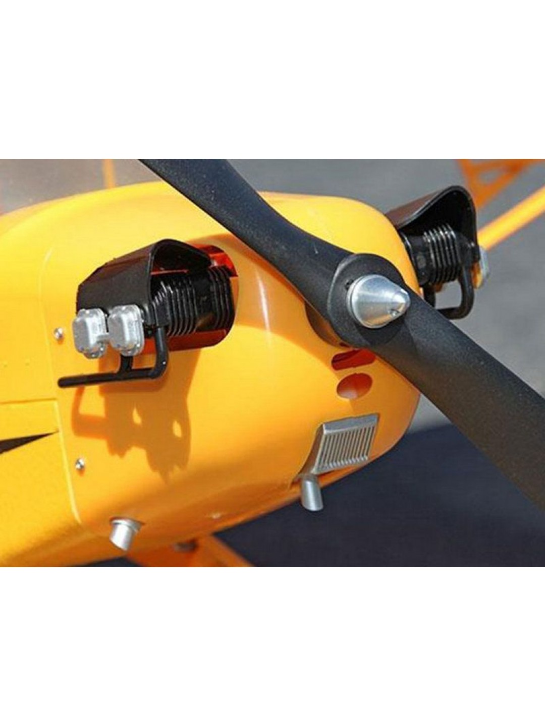 Радиоуправляемый самолет Top RC J3 желтый 1400мм KIT