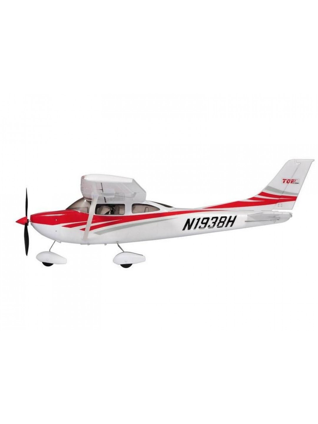Радиоуправляемый самолет Top RC Cessna 182 400 class красная 965мм KIT