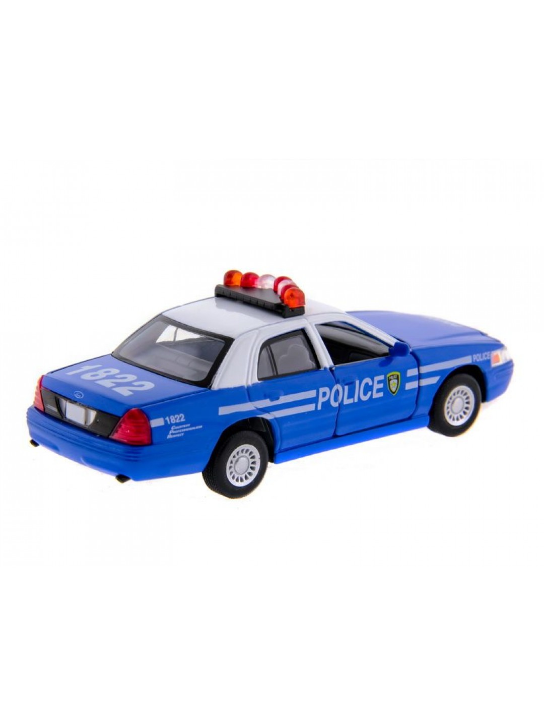 Машина Kinsmart "Ford Crown Victoria" (police) инерция (1/12шт) 1:42 б/к