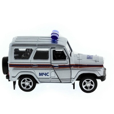 Машина "АВТОПАНОРАМА" инерц. УАЗ-469 (МЧС) 1/50, в/к 12*7*5,5 см