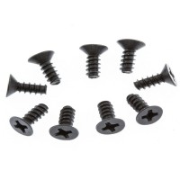 Винт с потайной головкой M3x8 под крестовую отвертку, 9шт.