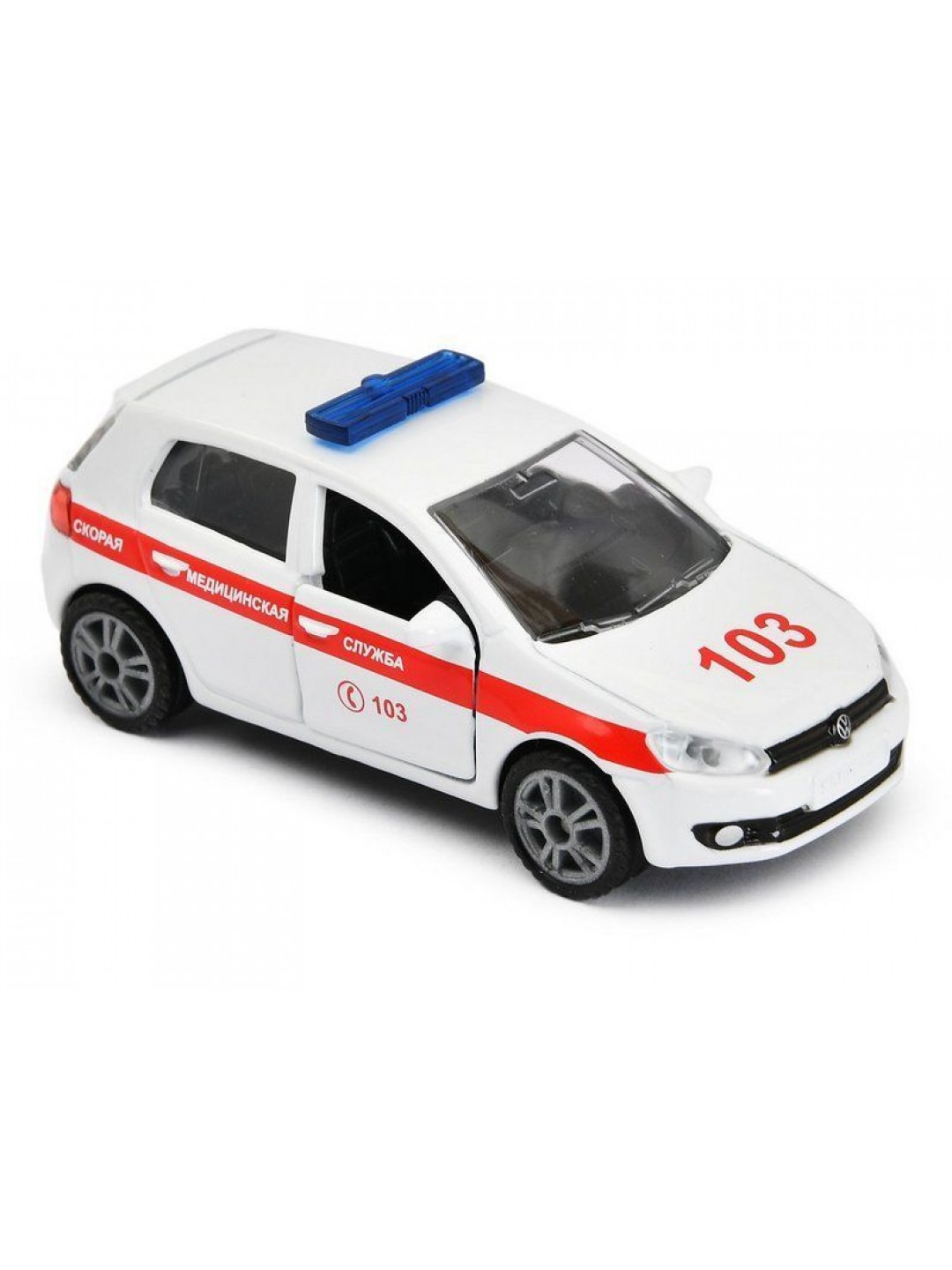 Легковой автомобиль Siku 1411RUS Скорая медицинская служба, белый