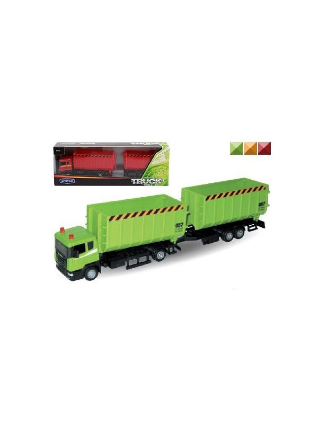 Машина Autotime "SCANIA" строительный автопоезд 1:48