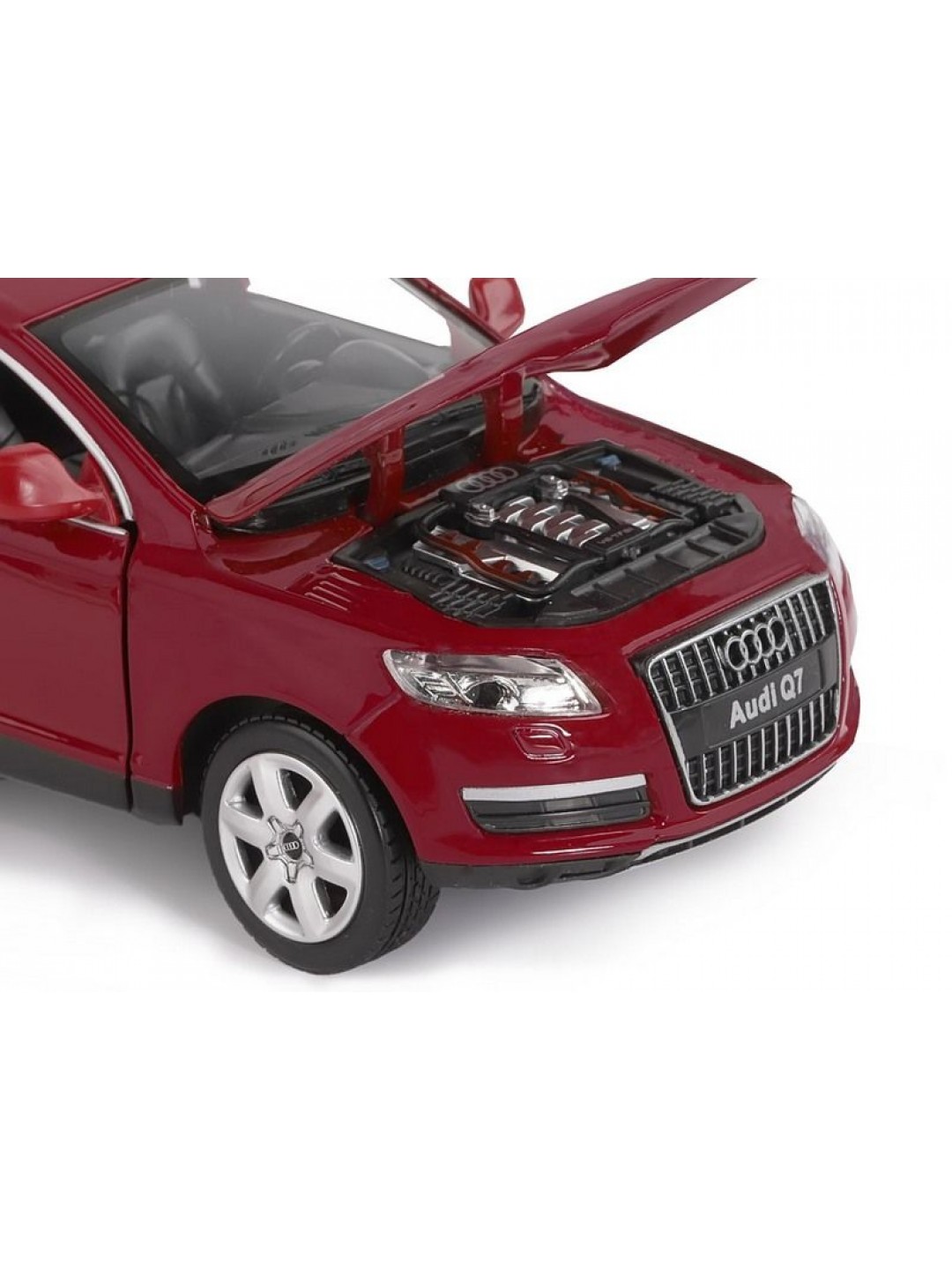 Машина "АВТОПАНОРАМА" Audi Q7, бордовый, 1/24, в/к 24,5*12,5*10,5 см