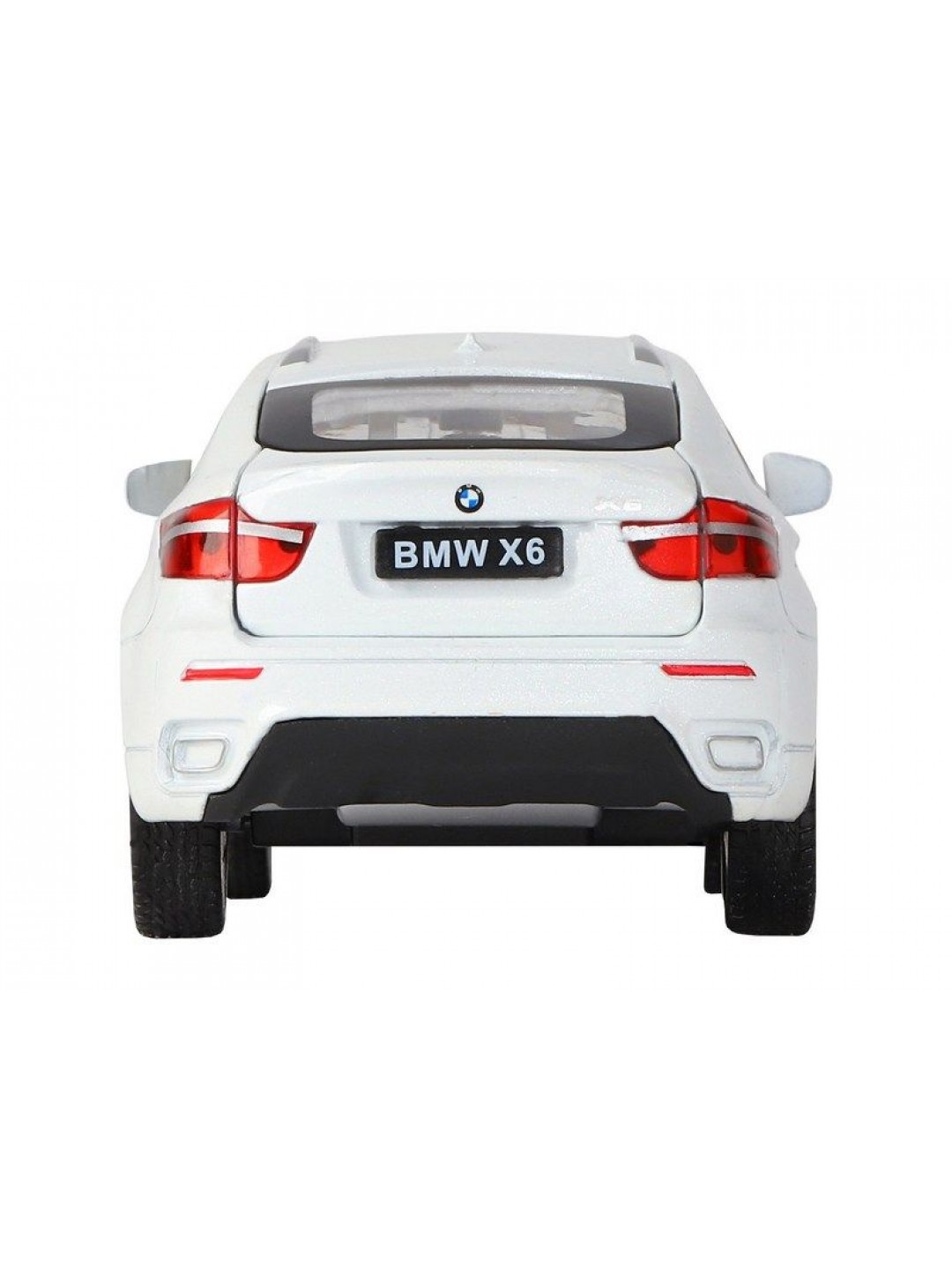 Машина "АВТОПАНОРАМА" BMW X6, белый, 1/32 , свет, звук, инерция, в/к 17,5*13,5*9 см