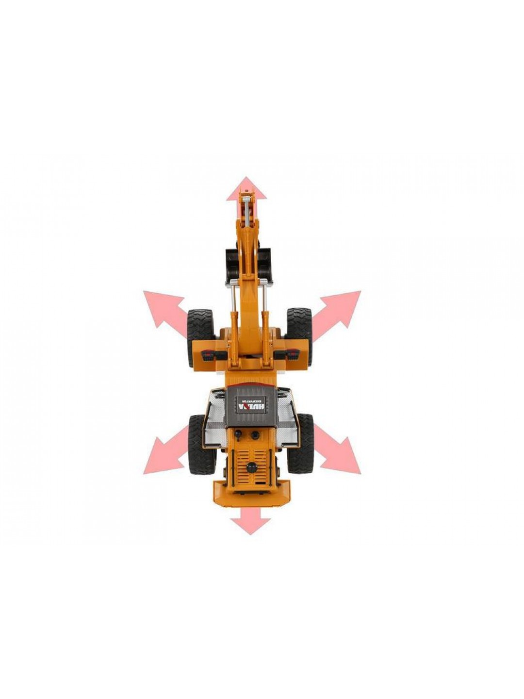 Радиоуправляемый экскаватор HUI NA TOYS 2.4G 6CH 1/18 RTR