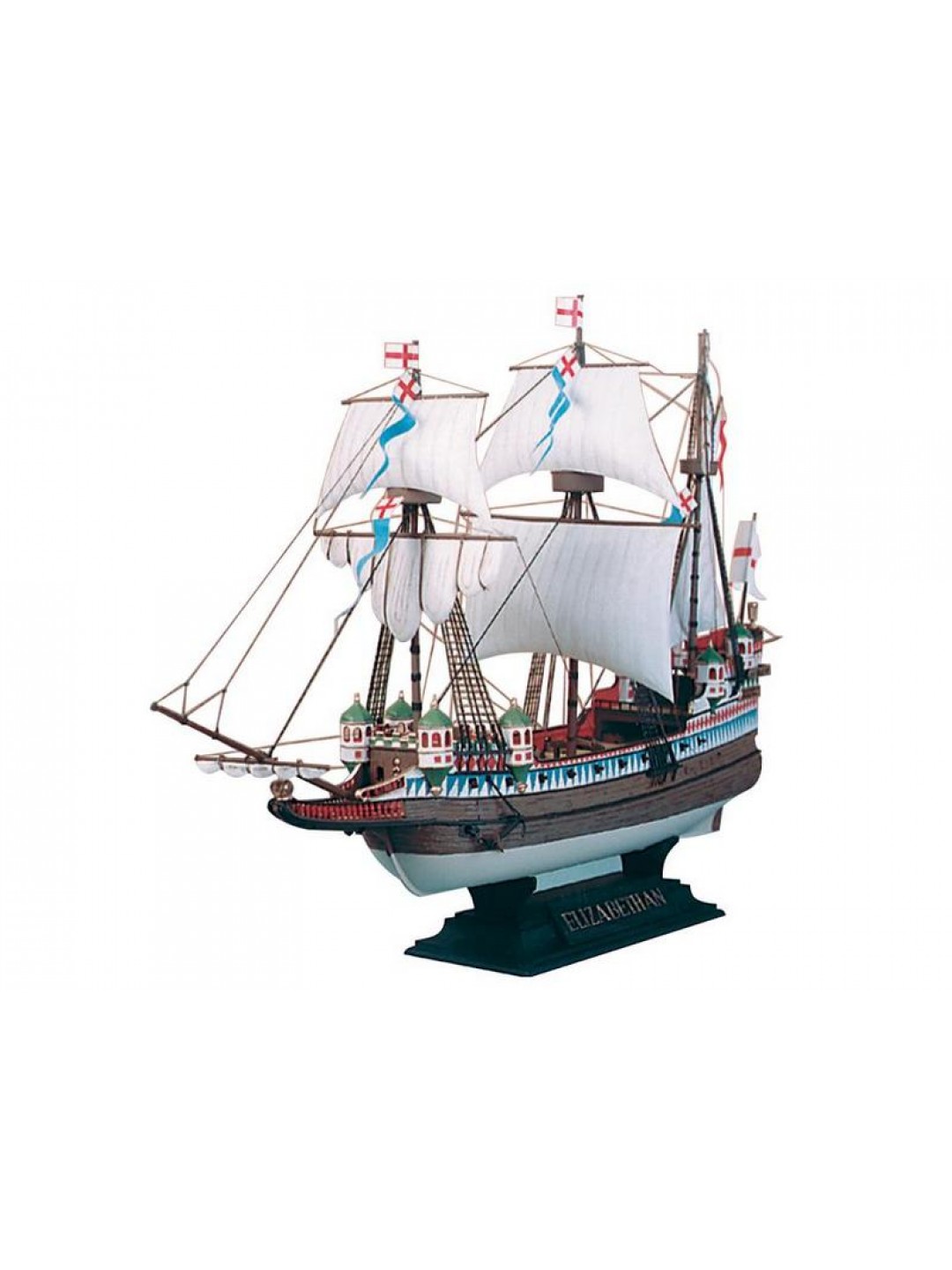 Сборная модель ZVEZDA Галеон «Элизабет» Эскадры Френсиса Дрейка 1588 г., 1/200