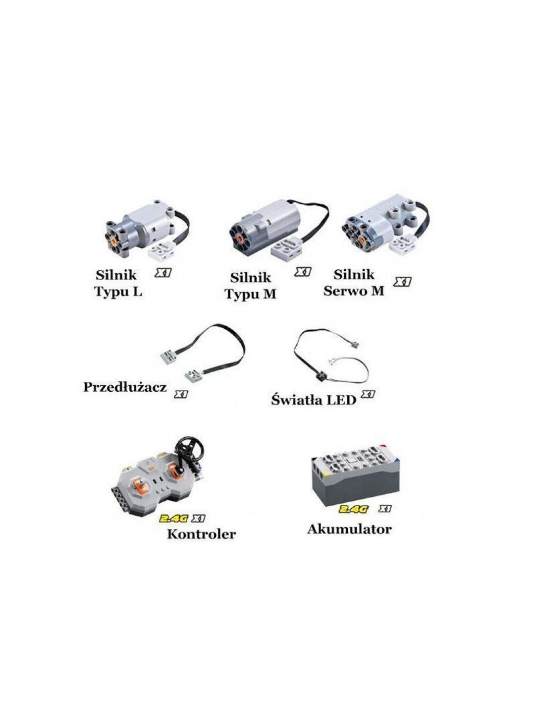 Набор электроники CADA для конструкторов C61007W, C61016W, C61018W, C61019W, C61020W