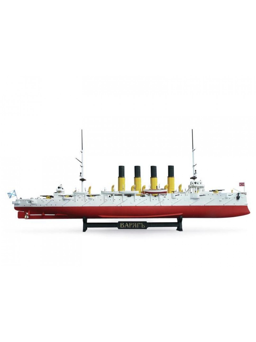 Сборная модель ZVEZDA Крейсер "Варяг", подарочный набор, 1/350