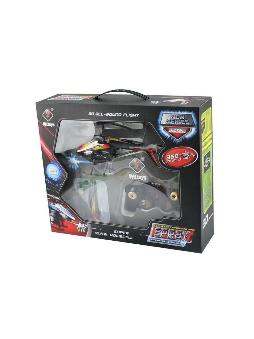 Р/У вертолет WLToys V319 IR RTF с водяной пушкой