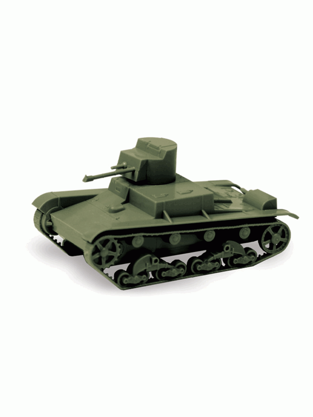 Сборная модель ZVEZDA Советский огнеметный танк Т-26, 1/100