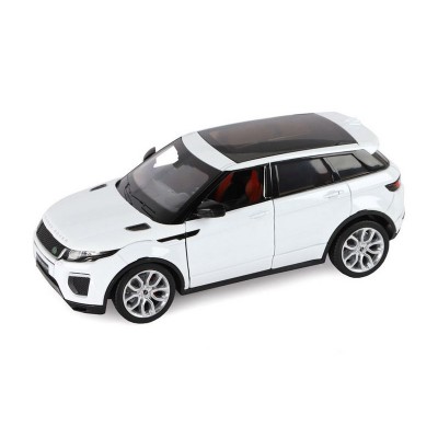 Машина "АВТОПАНОРАМА" Land Rover Range Rover Evoque HSE 2017, белый, 1/24, в/к 24,5*12,5*10,5 см