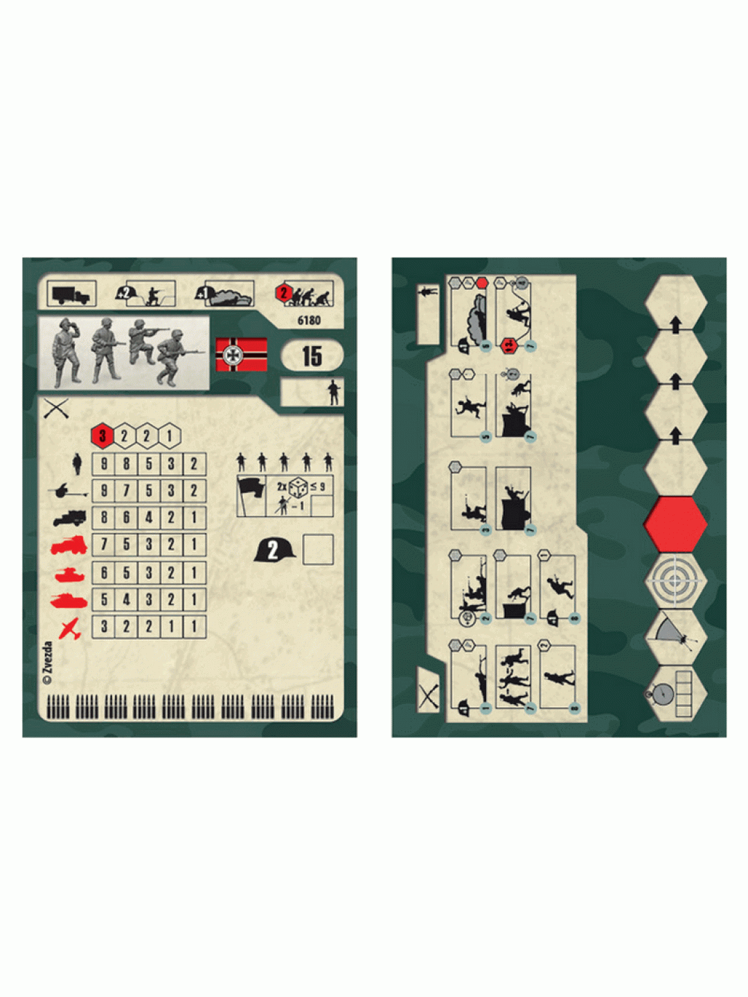 Сборные солдатики ZVEZDA Немецкая элитная пехота 1941-1943, 1/72