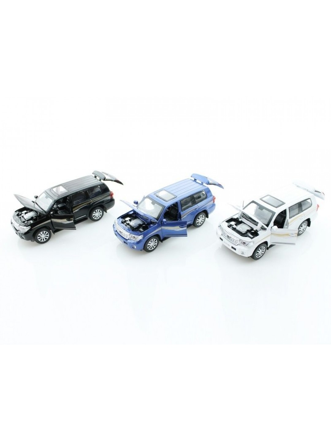 Машина 1:32 Toyota Land Cruiser свет, звук, инерция 15,5см (1/12шт.) б/к