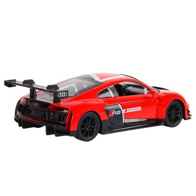 Машина "АВТОПАНОРАМА" Audi R8 LMS, красный, 1/24, свет, звук, в/к 24,5*12,5*10,5 см