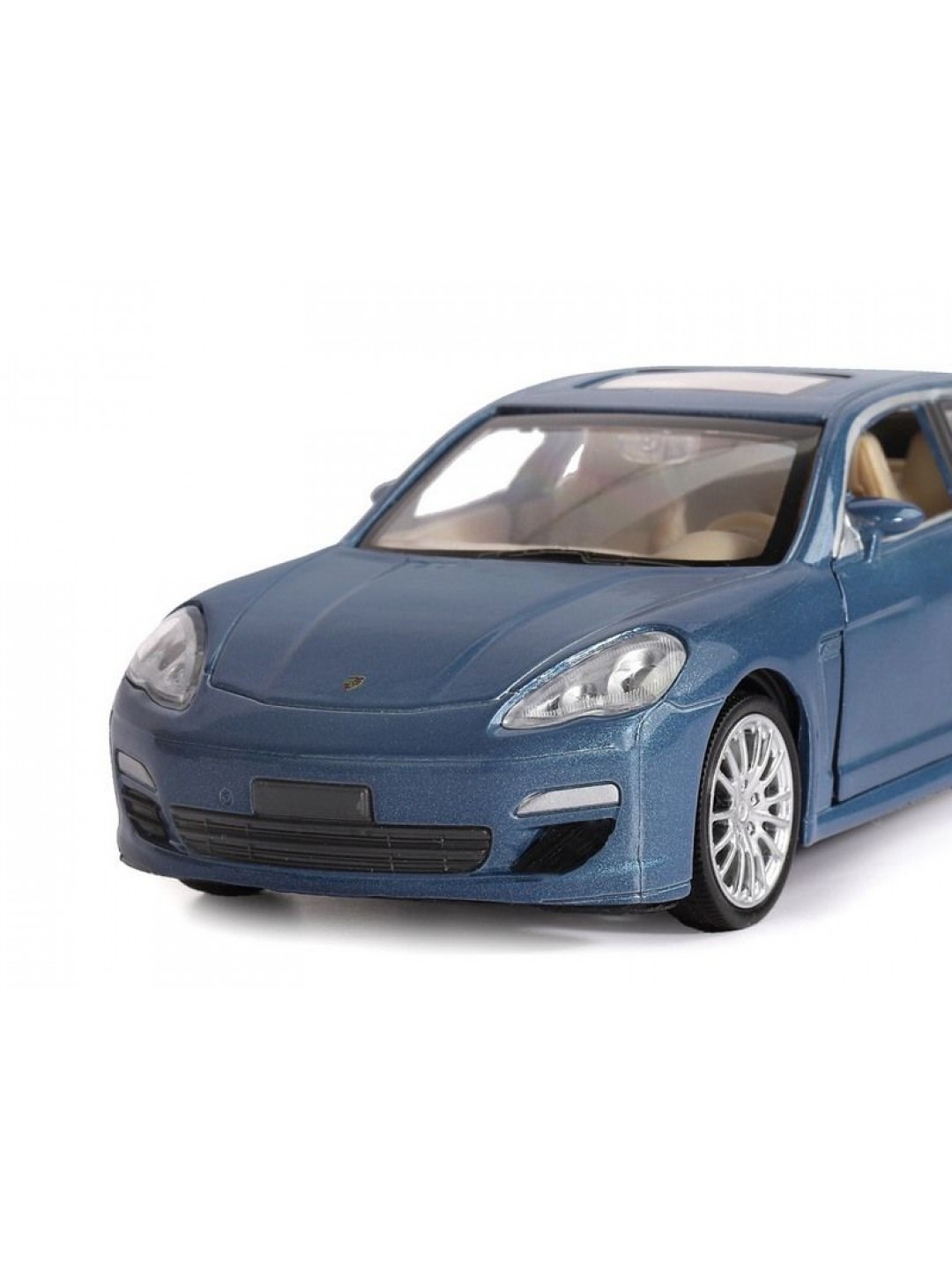 Машина "АВТОПАНОРАМА" Porsche Panamera S, синий, 1/32, свет, звук, инерция, в/к 17,5*13,5*9 см