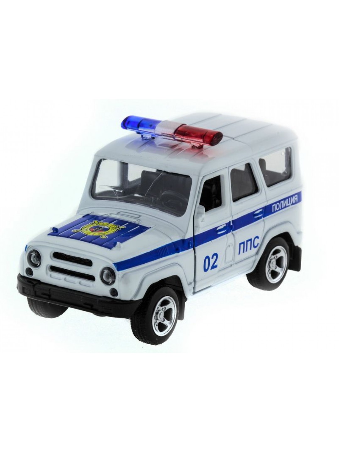 Машина "АВТОПАНОРАМА" инерц. УАЗ (ППС) 1/50, в/к 12*7*5,5 см
