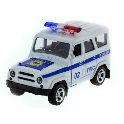 Машина "АВТОПАНОРАМА" инерц. УАЗ (ППС) 1/50, в/к 12*7*5,5 см