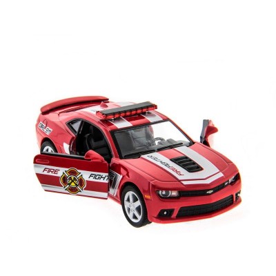 Машина Kinsmart 1:38 Chevrolet Camaro 2014 (Police/Fire) инерция (1/12шт.) б/к