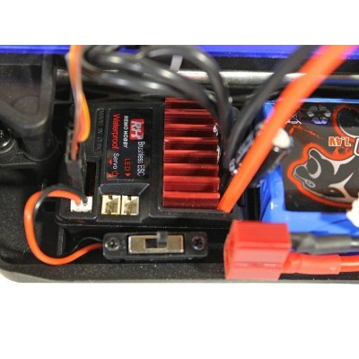 Радиоуправляемая трагги Remo Hobby S EVO-R Brushless (синяя) 4WD 2.4G 1/16 RTR