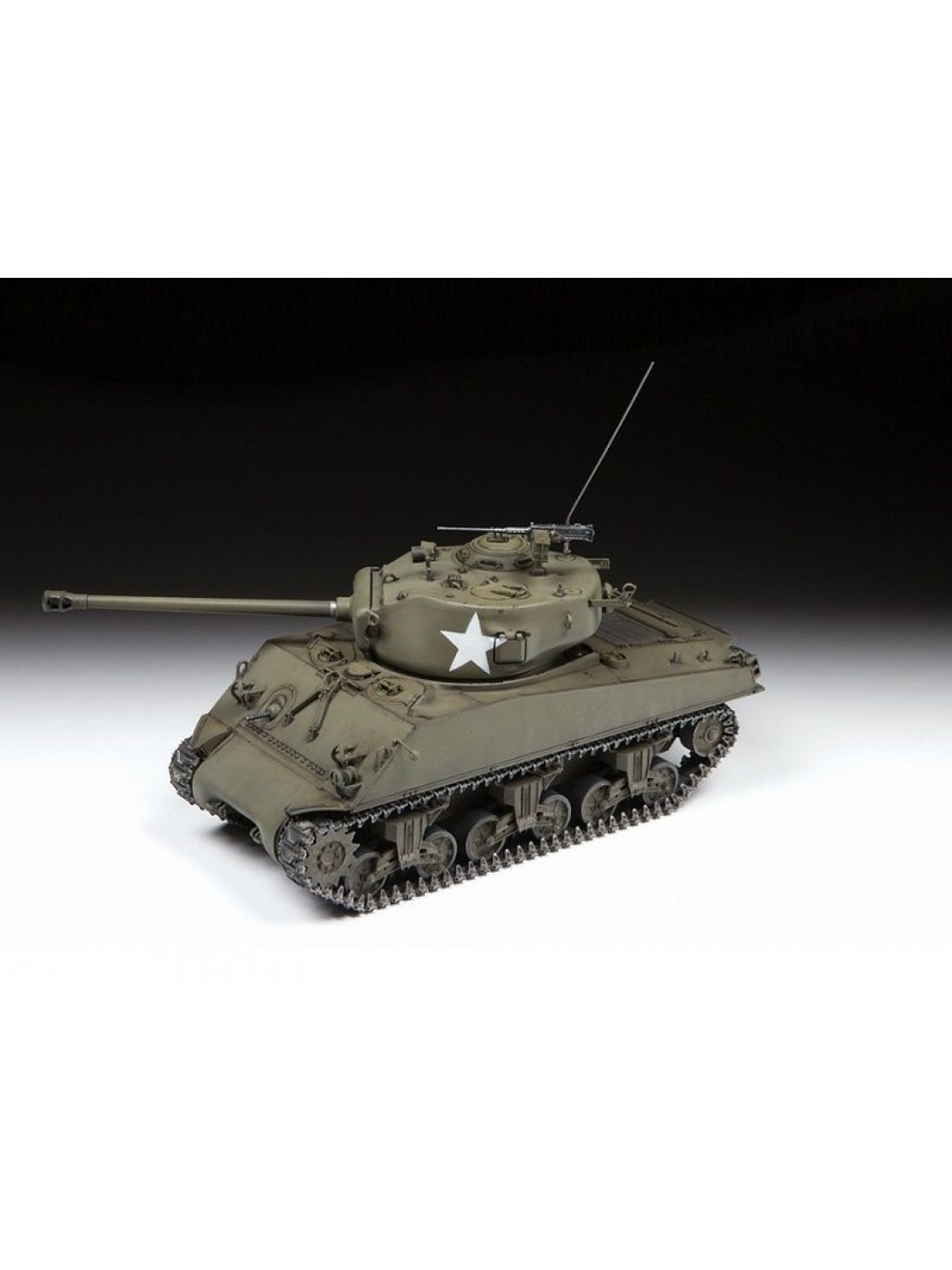 Сборная модель ZVEZDA Американский средний танк М4А3W "Шерман", 1/35