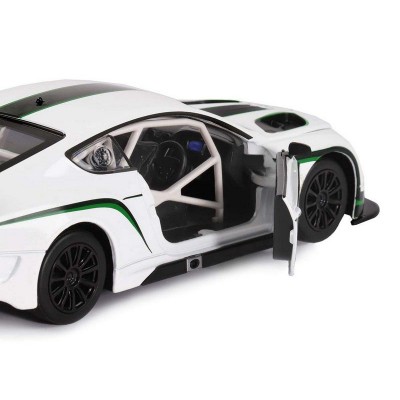 Машина "АВТОПАНОРАМА" Bentley Continental GT3 Concept, белый, 1/24, в/к 24,5*12,5*10,5 см