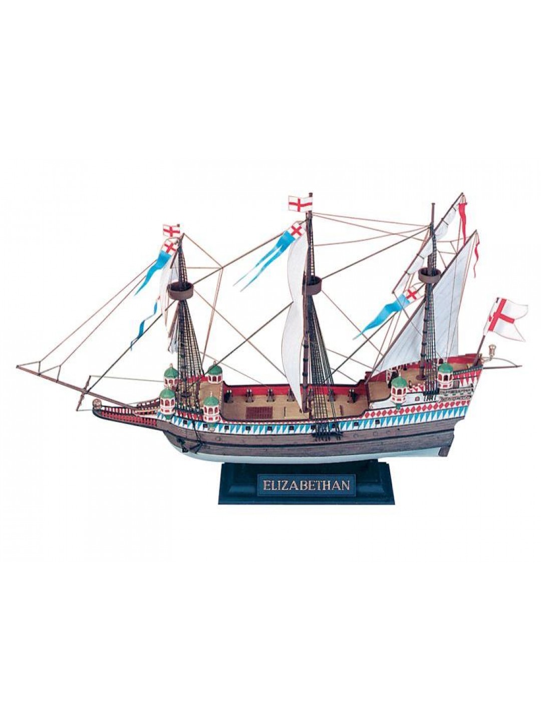 Сборная модель ZVEZDA Галеон «Элизабет» Эскадры Френсиса Дрейка 1588 г., 1/200