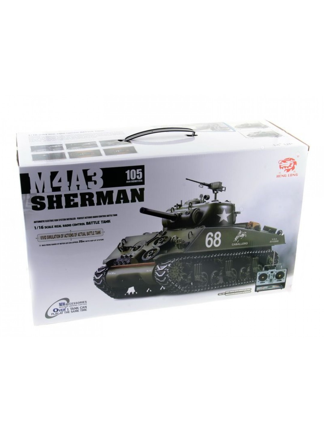 Р/У танк Heng Long 1/16 M4A3 Sherman 2.4G RTR