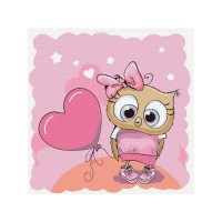 Набор юного художника 20х20 Совушка с воздушным шаром (12 цветов) Набор юного художника 20х20 Совушка с воздушным шаром (12 цветов)