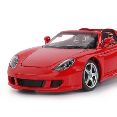 Машина "АВТОПАНОРАМА" Porsche Carrera GT, красный, 1/24, свет, звук, в/к 24,5*12,5*10,5 см