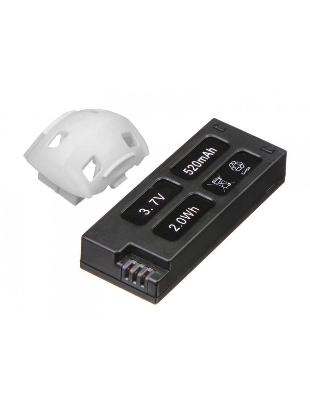 Аккумулятор Li-Po 520mAh, 3,7V для Hubsan H107D+