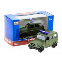 Машина "АВТОПАНОРАМА" инерц. УАЗ (армия) 1/50, в/к 12*7*5,5 см Машина "АВТОПАНОРАМА" инерц. УАЗ (армия) 1/50, в/к 12*7*5,5 см