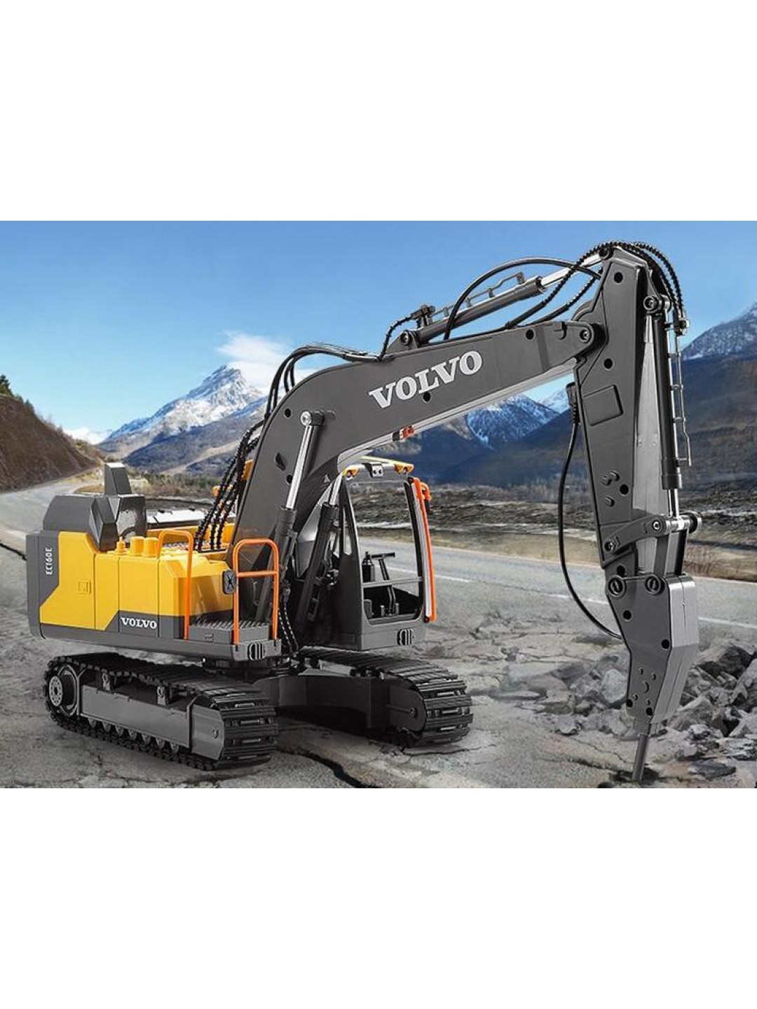 Радиоуправляемый экскаватор Double Eagle Volvo EC160E 1:16 2.4G