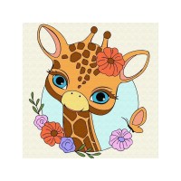 Набор юного художника 20Х20 ЖИРАФИК С ЦВЕТАМИ. (12 цветов) Набор юного художника 20Х20 ЖИРАФИК С ЦВЕТАМИ. (12 цветов)