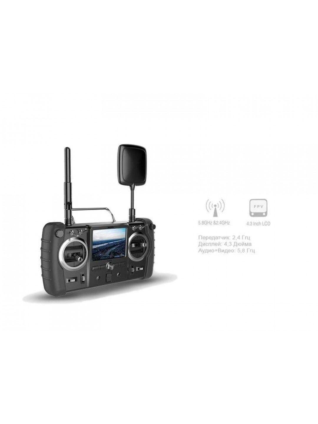 Р/У самолет Hubsan Spy Hawk GPS, HD+FPV, автовозврат, автопилот, компас, 2.4G