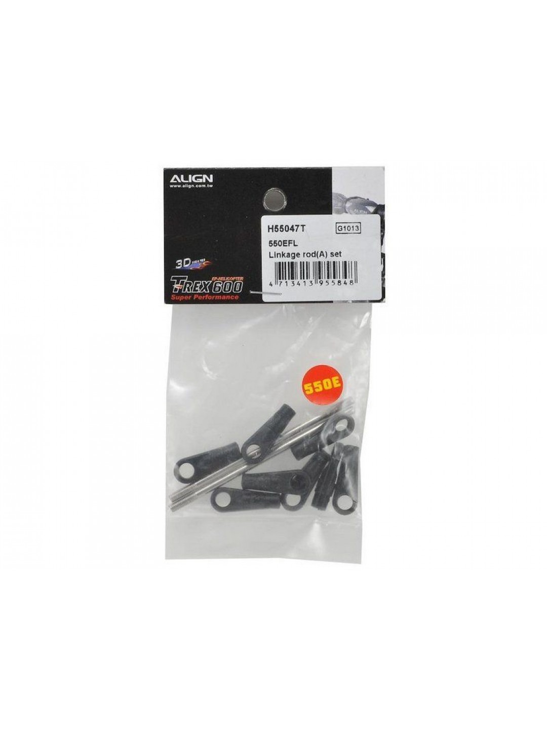 Комплект тяг A основного ротора 550EFL, T-Rex 550 3G
