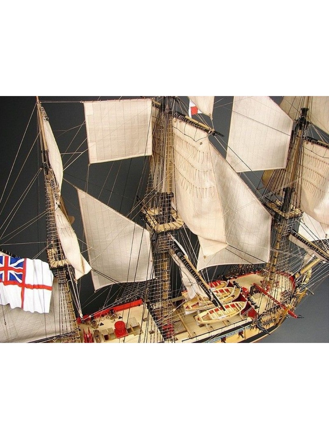 Сборная картонная модель Shipyard фрегат HMS Enterprize (№69), 1/96