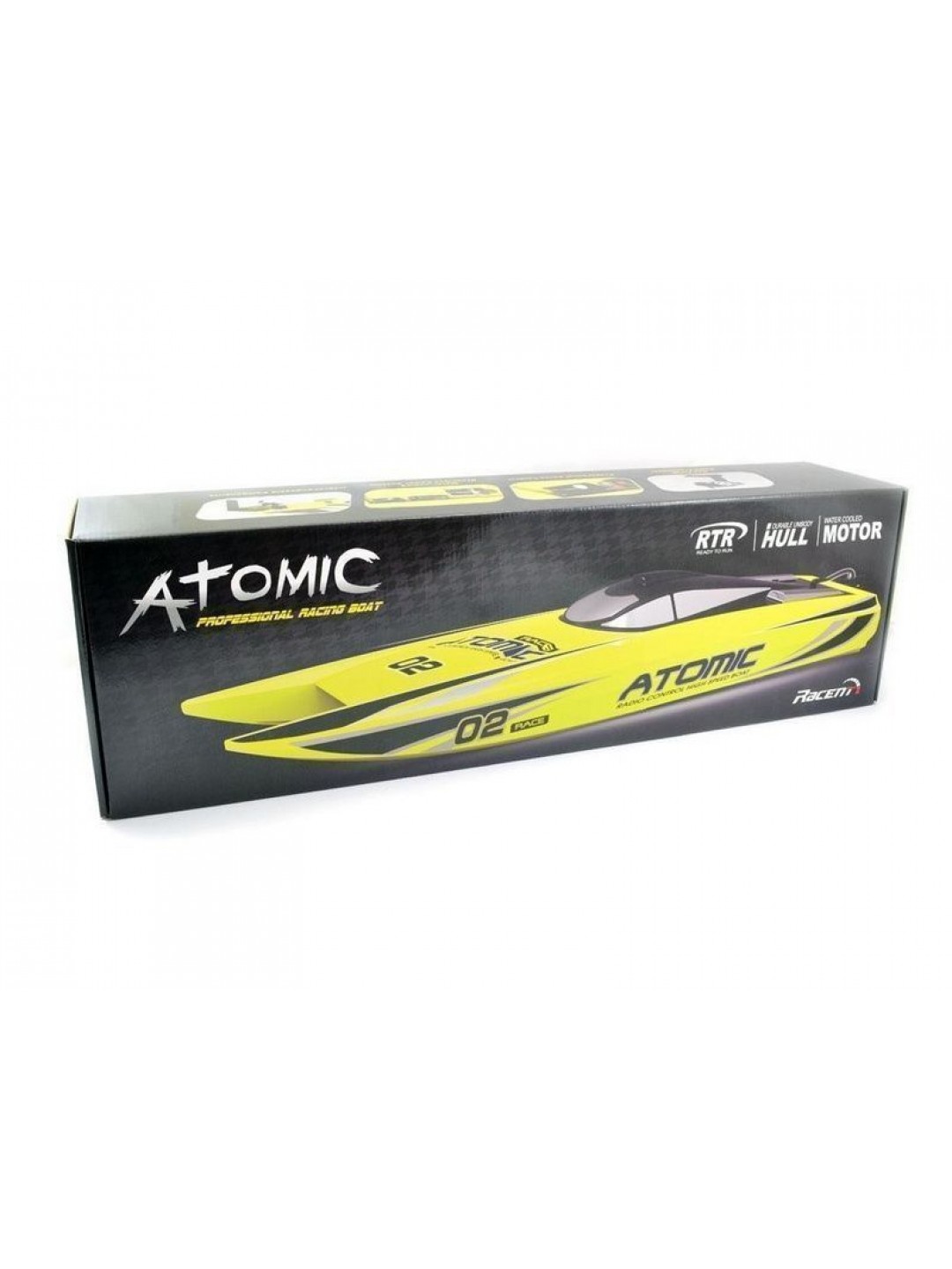 Радиоуправляемый катамаран Volantex RC ATOMIC 700 красный Brushless 2.4G LiPo RTR