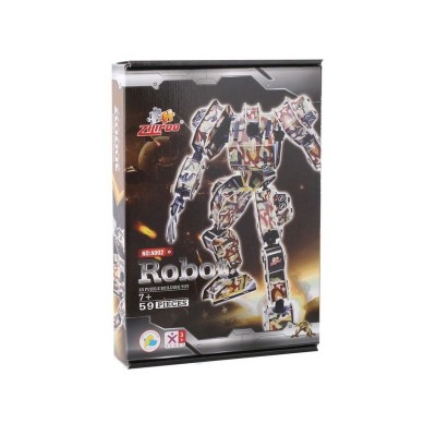 3D пазлы из пенокартона РОБОТ ЗЕВС  (59 деталей)