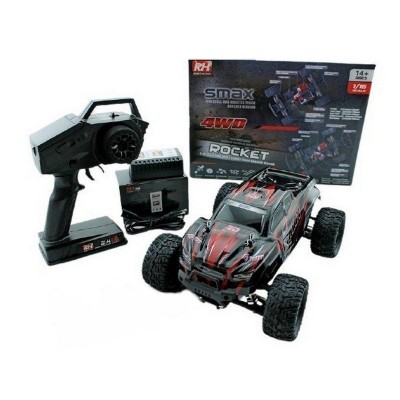 Радиоуправляемый монстр Remo Hobby SMAX Brushless (красный) 4WD 2.4G 1/16 RTR